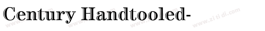 Century Handtooled字体转换